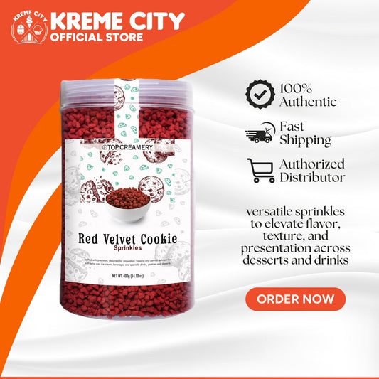 TOP Creamery Red Velvet Cookie Sprinkles 400g