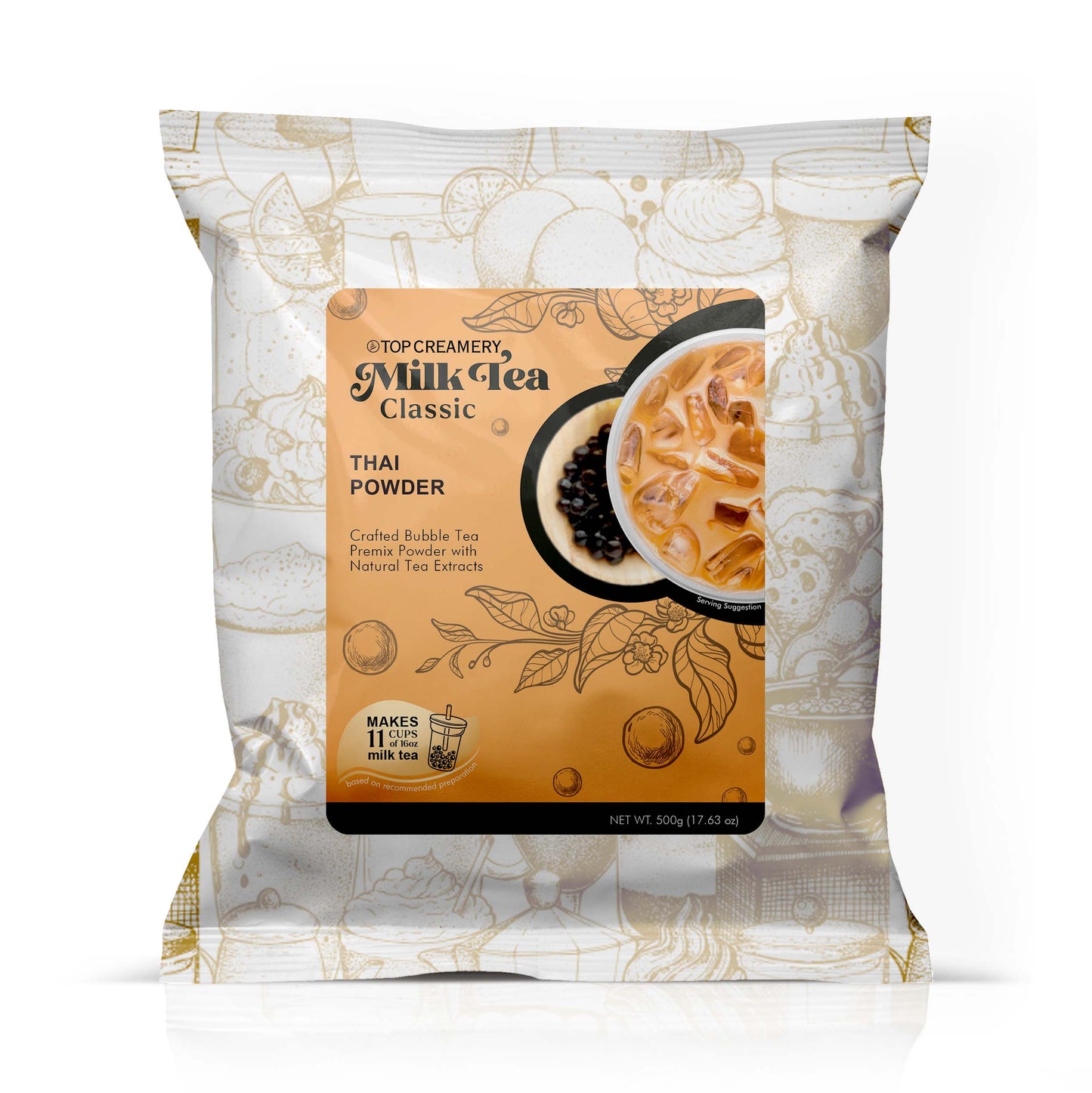 TOP Creamery Milk Tea Classic Thai Powder 500g