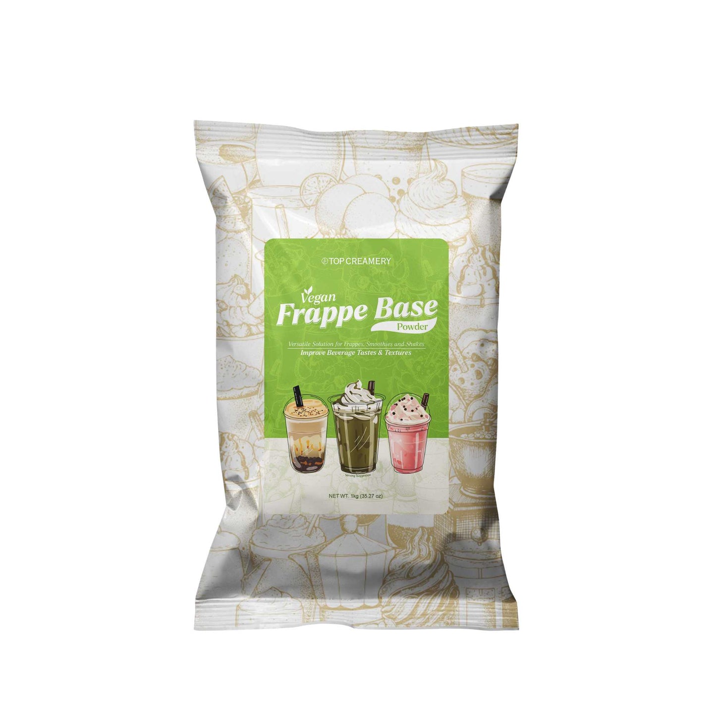 TOP Creamery Vegan Frappe Base Powder 1kg