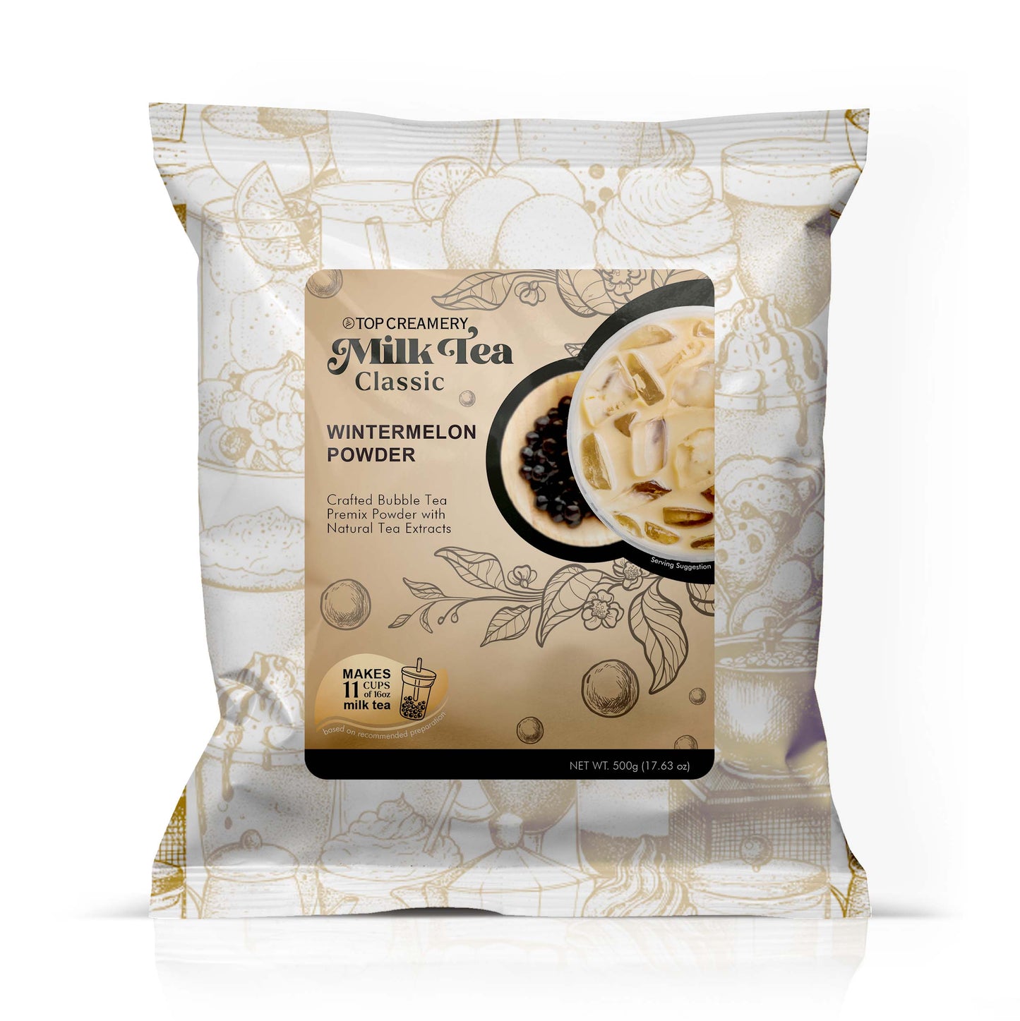 TOP Creamery Milk Tea Classic Wintermelon Powder 500g