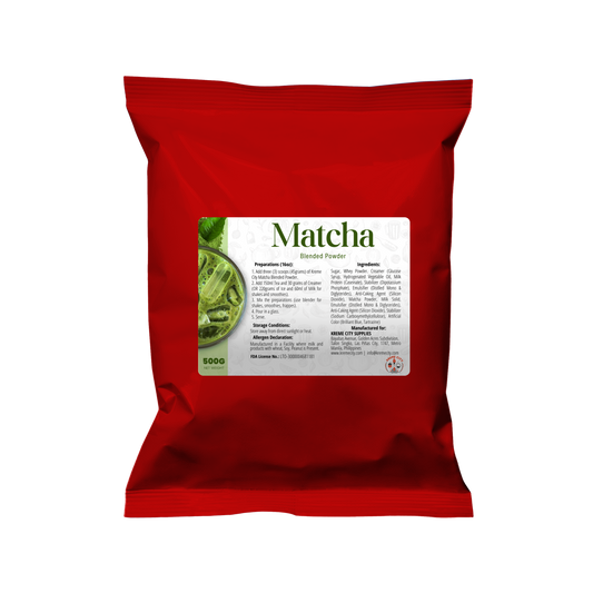 Kreme City Matcha Blended Powder 500g