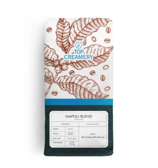 Top Creamery Napoli Blend 60-40 Coffee Beans
