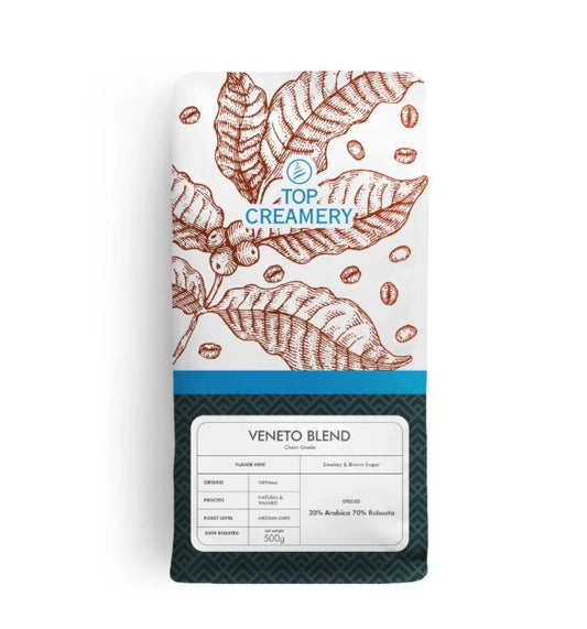 Top Creamery Veneto Blend 30-70 Coffee Beans