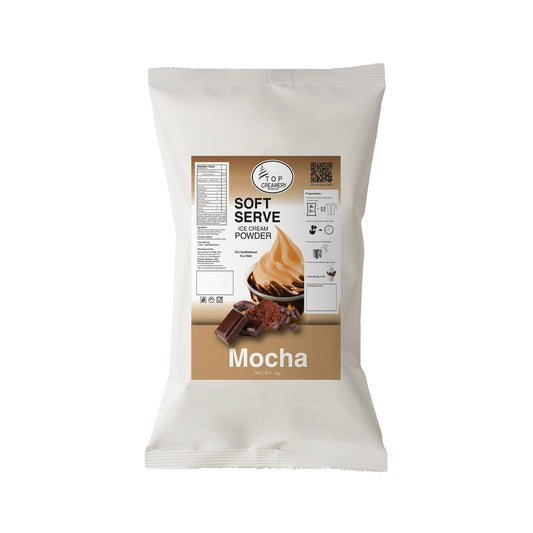 TOP Creamery Topmix Mocha Soft Serve Ice Cream Powder 1kg